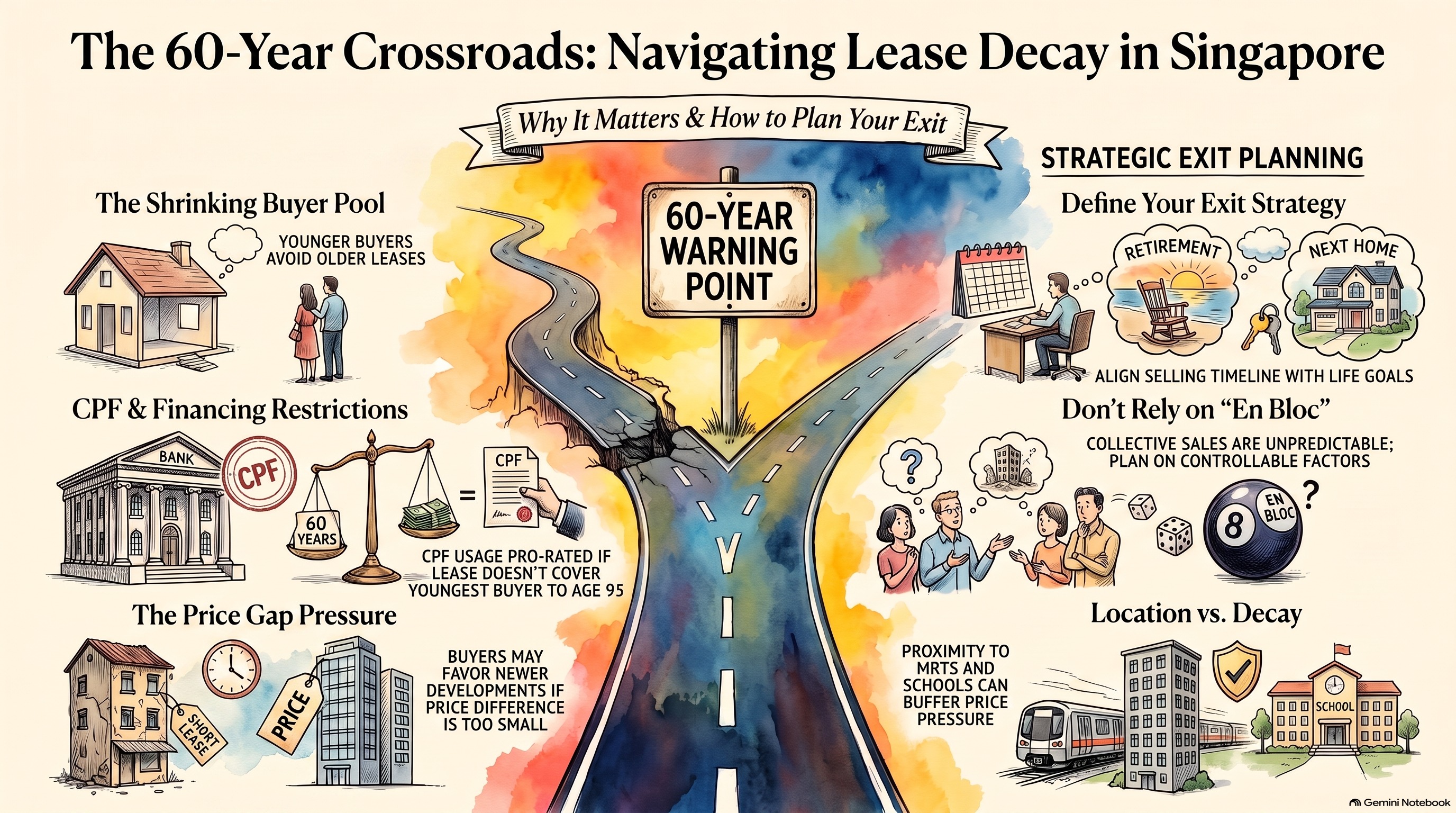The 60-Year Crossroads: Navigating Lease Decay in Singapore infographic preview